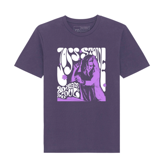 20 Years Of Soul Short Sleeve Purple UK